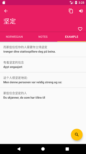 Norwegian Chinese Dictionary Screen 3
