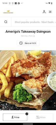 Android application Amerigo's Takeaway Daingean screenshort