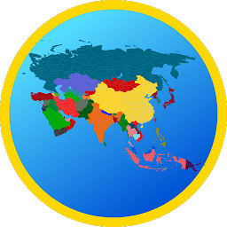 「Mapa Azji」圖示圖片
