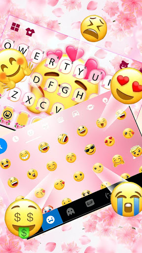 Emoji In Love Keyboard Theme Screenshot 4 - AppWisp.com