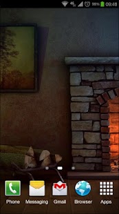 اسکرین شات Fireplace 3D Pro lwp