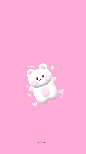 Android application 카카오톡 테마 - 꼬미 핑크 3D screenshort