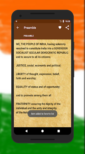 Android application Constitution India Study Guide screenshort