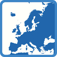 Blank map Europe