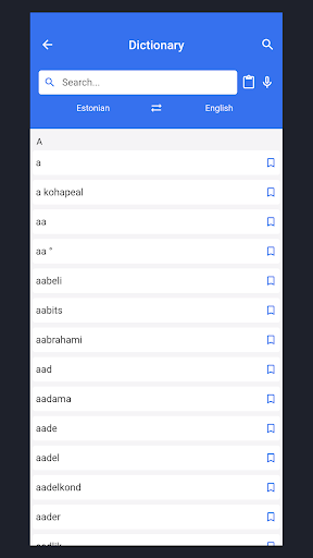 ESTONIAN - ENGLISH Dictionary