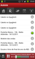 screenshot of Rádio Atlântida