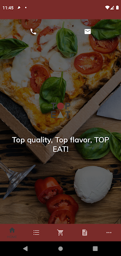 Android application TopEatVerona screenshort