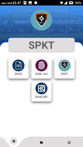 Android application SIP POLRES BATANG screenshort