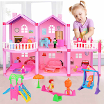 Cover Image of Descargar Doll House Dress Up Game.Build your own dollhouse 15 APK