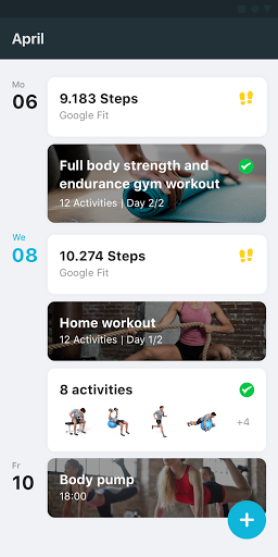 Club Karakter mobiele app Screen 2