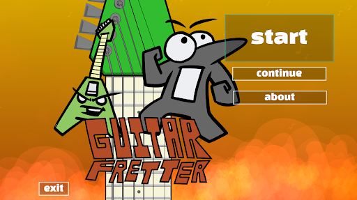 Android application Guitar Fretter screenshort