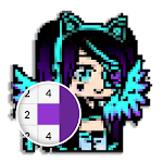Cover Image of डाउनलोड Gacha Pixel Art Coloring By Number 1.6 APK