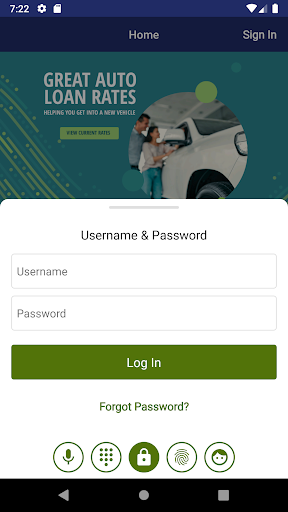 Android application Greenwood Municipal FCU screenshort