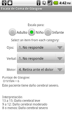 Escala de coma de Glasgow