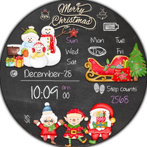 BFF46- Merry Christmas Snowman - AppWisp.com