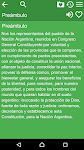 screenshot of Constitution of Argentina