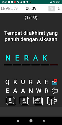 Android application Tebak Tebakan Islami screenshort