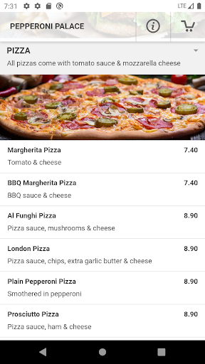 Pepperoni Palace Takeaway Screen 2