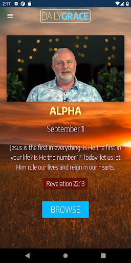 Android application Daily Grace screenshort