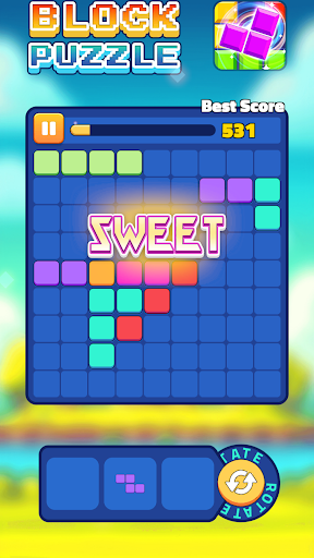 Android application Block Puzzle Rotate screenshort