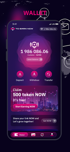 To Earn NOW Screen 2