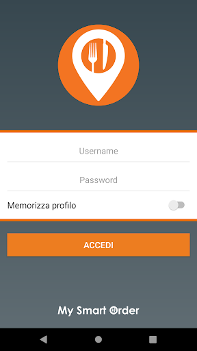 Android application My Smart Order - Admin screenshort