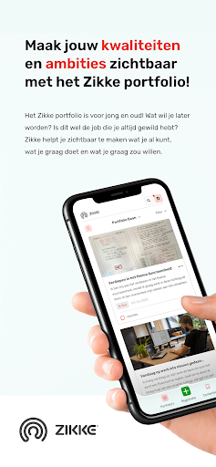 Android application Zikke portfolio app screenshort