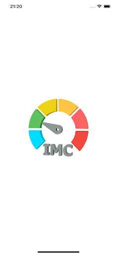 Android application Calculadora IMC screenshort