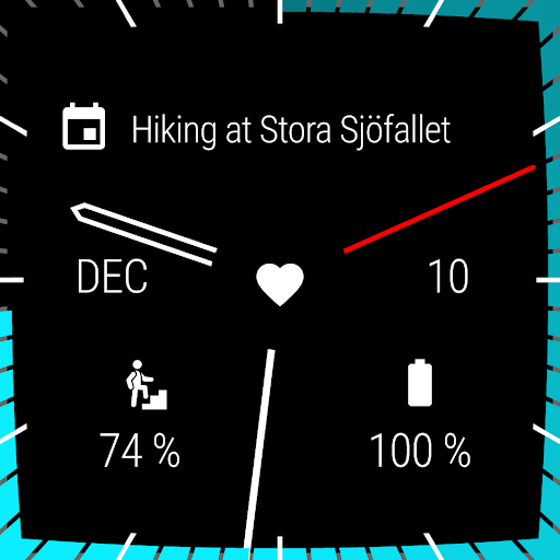 Screenshot of Polar Watch Faces