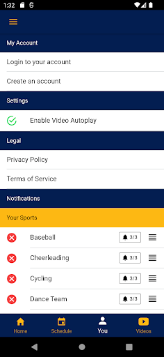 Marian University Athletics Screen 2