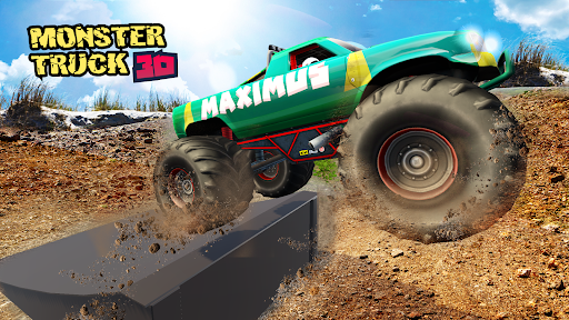 Monster Truck Game: stunt 3d Screen 2