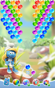 Screenshot 12 Los Pitufos - Bubble Pop android