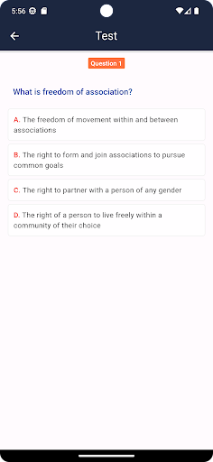 Citizenship Xpress Screen 2