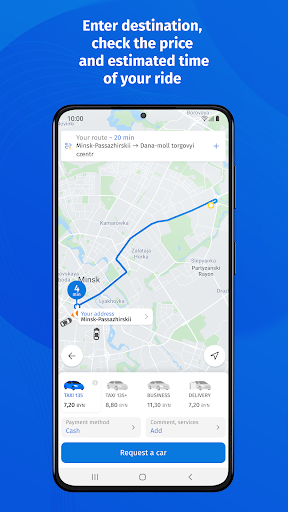 Taxi 135 — book online Screen 2