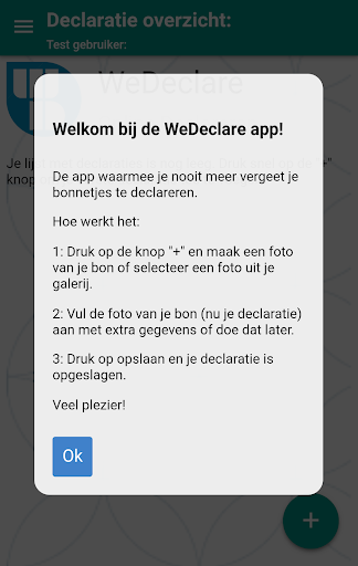 WeDeclare - online declareren Screen 3