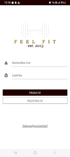 Android application Feel Fit Sopot screenshort