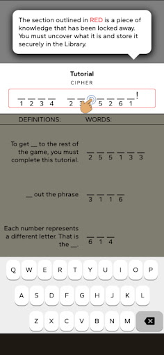 Deciphers Screen 2