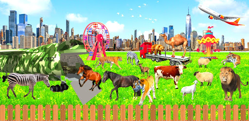Farm Animal Race 3d Truck Game
