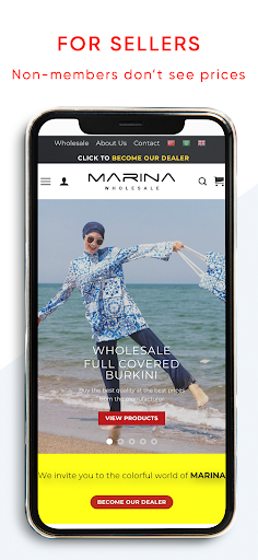 Android application Marina B2B screenshort
