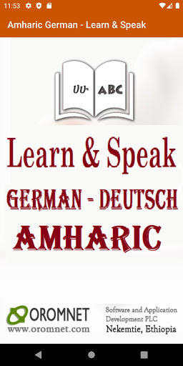 Learn and Speak German Amharic