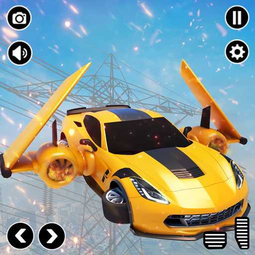 Flying Car Shooting - Car Game  Icon