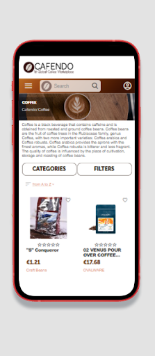 Cafendo - Coffee Market Place Screen 2