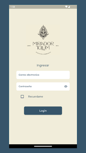 Android application Mirador Tulum screenshort