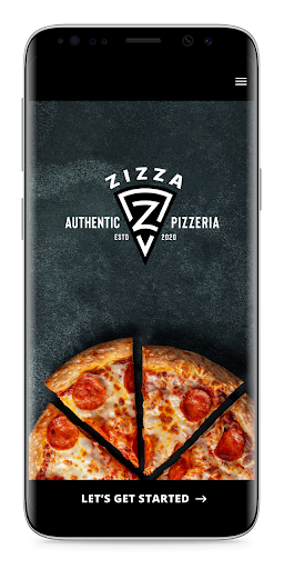 Android application Zizza Pizza screenshort