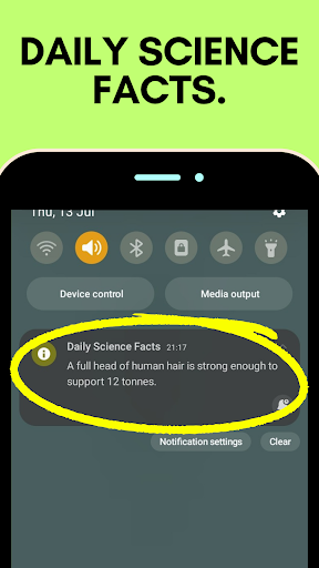 Android application Daily Science Facts screenshort