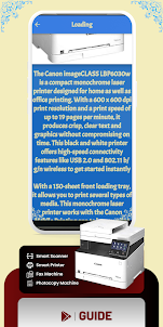 Guide canon imageCLASS printer