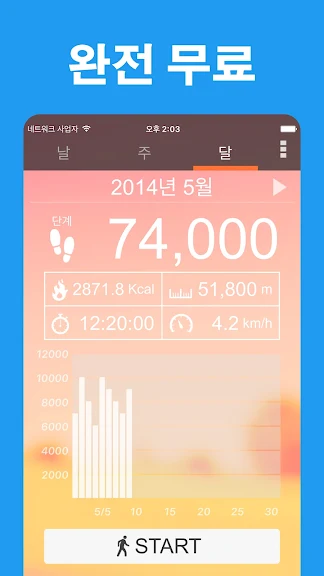 만보기 어플 – 만보 걷기 앱 및 걸음수 측정기_2