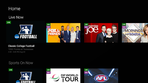 Screenshot of FidelityTV