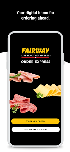 Android application Fairway Market Order Express screenshort