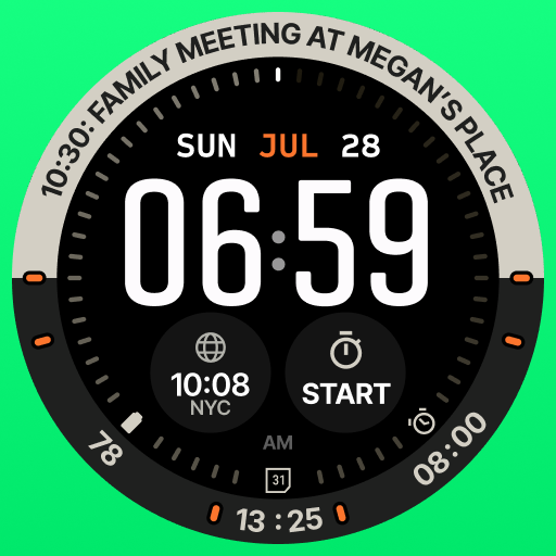 Eventura Digital Watch Face Download on Windows